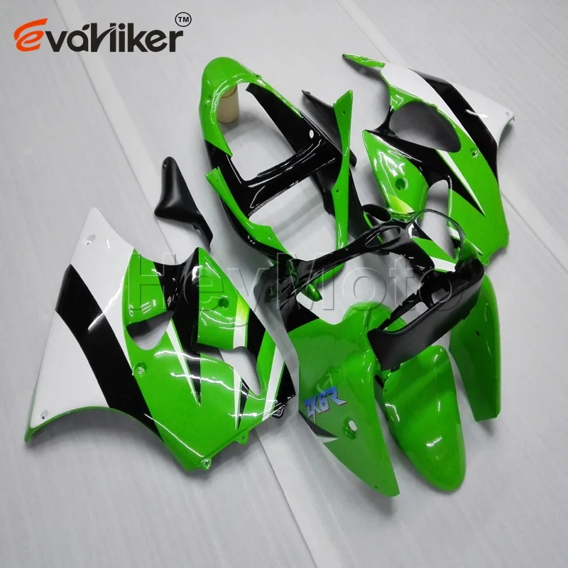 

motorcycle Fairing hull for ZX6R 2000 2001 2002 green white ZZR600 2005 2006 2007 2008 ABS plastic kit Injection mold