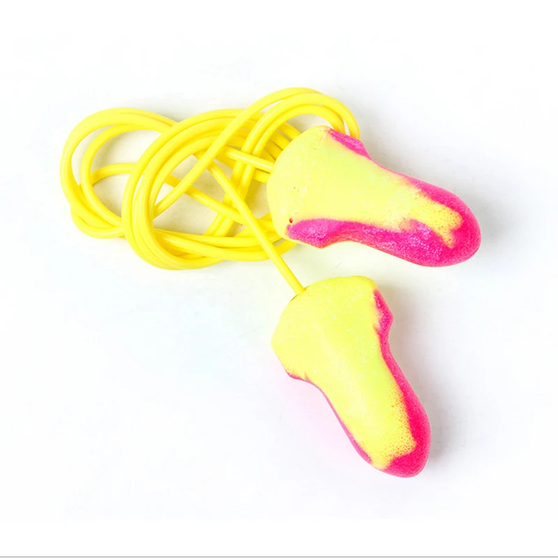 5Pairs Authentic Foam Soft Slow Rebound Travel Sleeping EarPlugs Noise Reduction Norope Earplugs Swimming Protective earmuffs