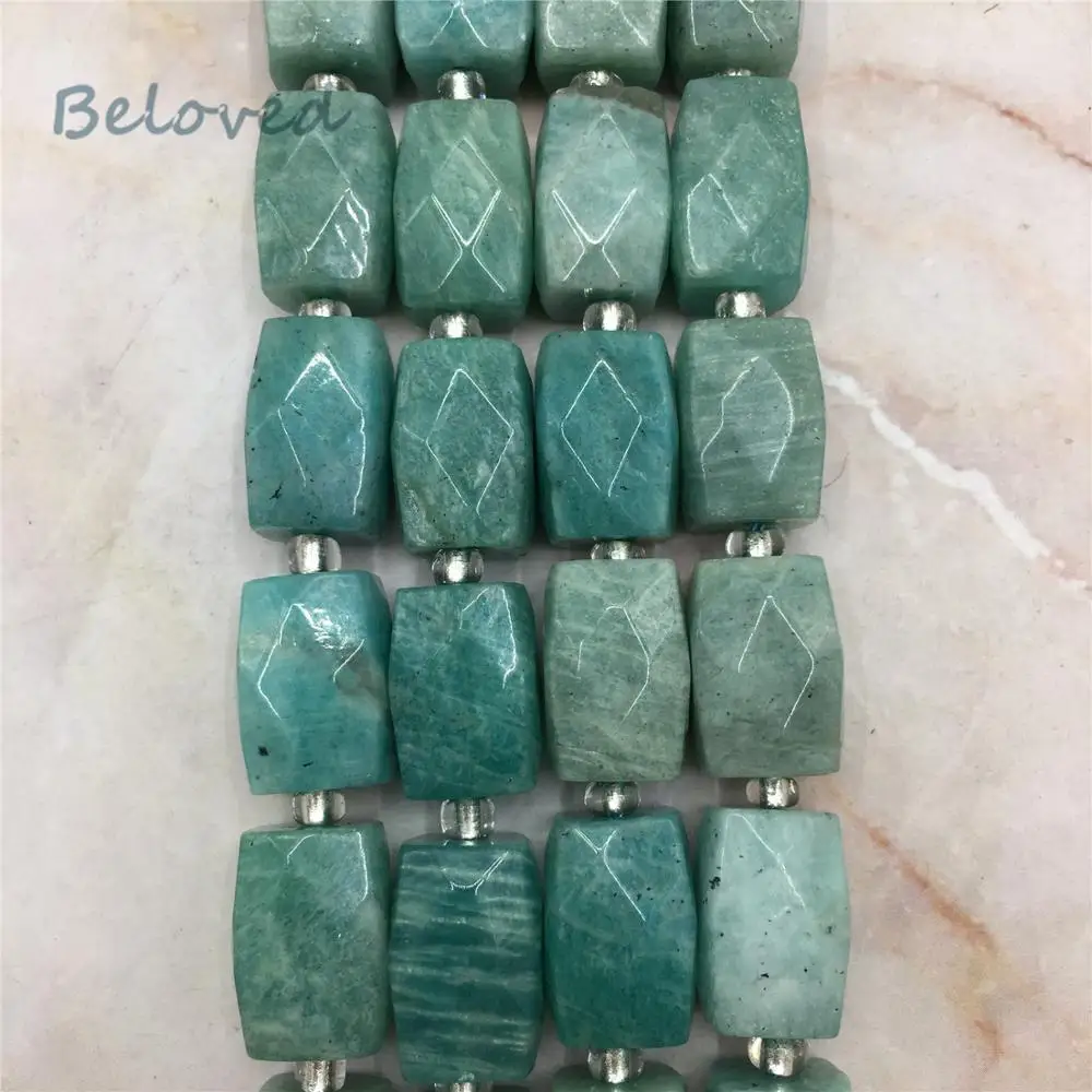 

Polished Faceted Amazonite Nugget Loose Beads,Genuine Aquamarines Sunstone Quartz Gems Stone Jewelry DIY Beads, BG18299