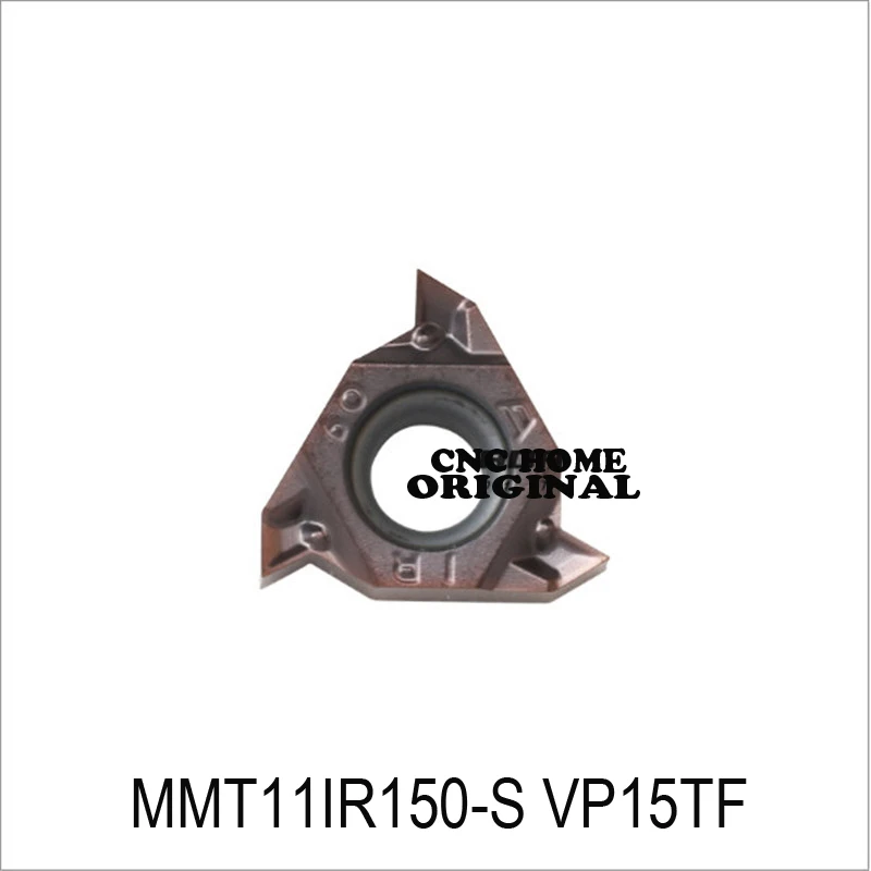 

Original MMT11IR150-S VP15TF Carbide Inserts MMT 11IR Lathe Internal Threading Insert 1.5 Pitch