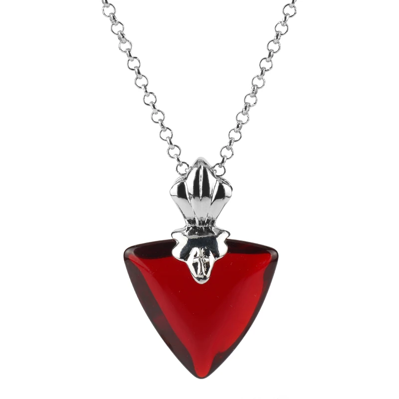 dongsheng Anime Fate/stay night Tohsaka Rin cosplay Red Heart Pendant Tohsaka necklace jewelry accessories -30