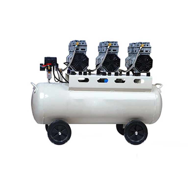 

1PC Large Air Pump Compressor 90L Oil-free Silent Air Compressor Dental Laboratory Auto Repair Air Pump Compressor 220V