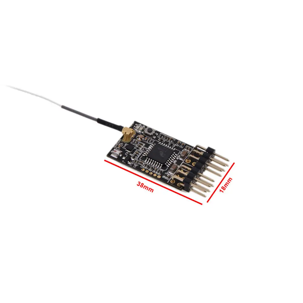 AGFRC RFSS04F 2.4G 4CH Compatible Futaba FASST Receiver for Mini RC Drone FPV Aircraft