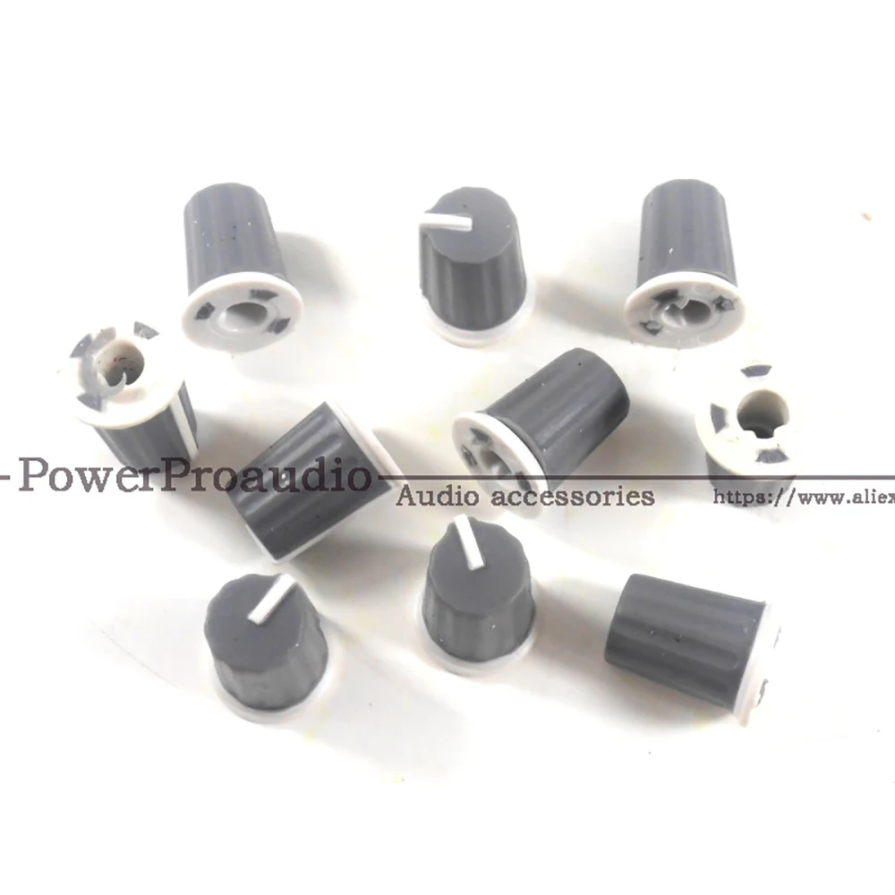 10pcs for Pioneer DJ MIXER DJM Mixer Mixing station knob cap / DIY color rubber potentiometer knob Dark Gray