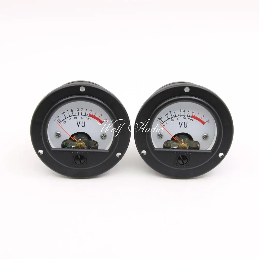 One คู่ High-end 52 มม.VU Meter เครื่องวัดระดับ dB Power Meter + บอร์ด