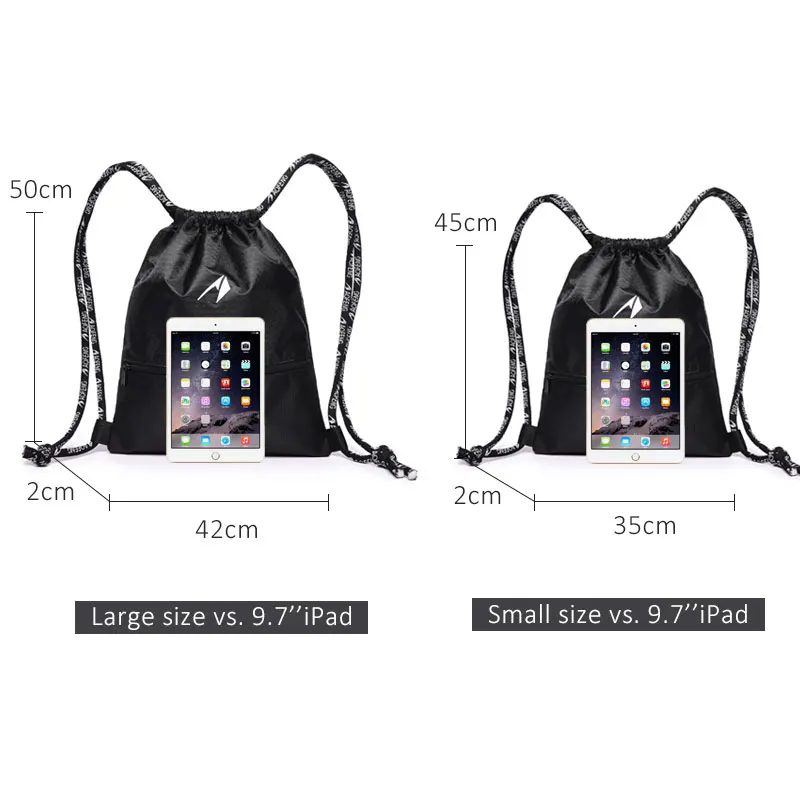 Mochila de baloncesto de gran capacidad para exteriores, bolsa impermeable de alta calidad con cordón, para gimnasio, deportes, Fitness, viajes, Yoga