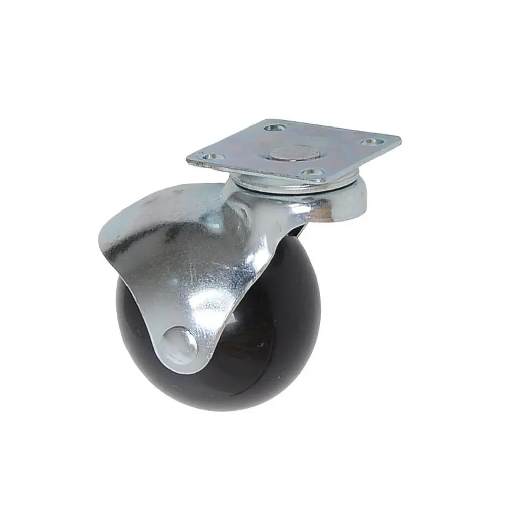 1.5/2.0 inch flat bottom universal casters PP ball wheel Furniture casters Crib universal wheel 5pcs