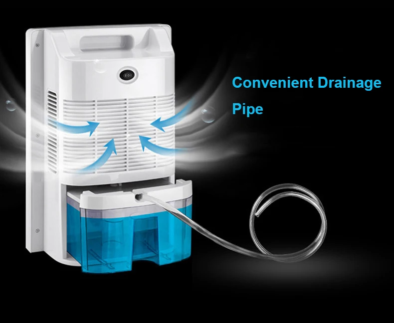 مزيل الرطوبة مع جهاز تحكم عن بعد للمنزل ، 2 ، 2 لتر ، شاشة LCD كبيرة ، مجفف هواء ، دلو أوتوماتيكي ، جهاز تنقية الإغلاق الكامل