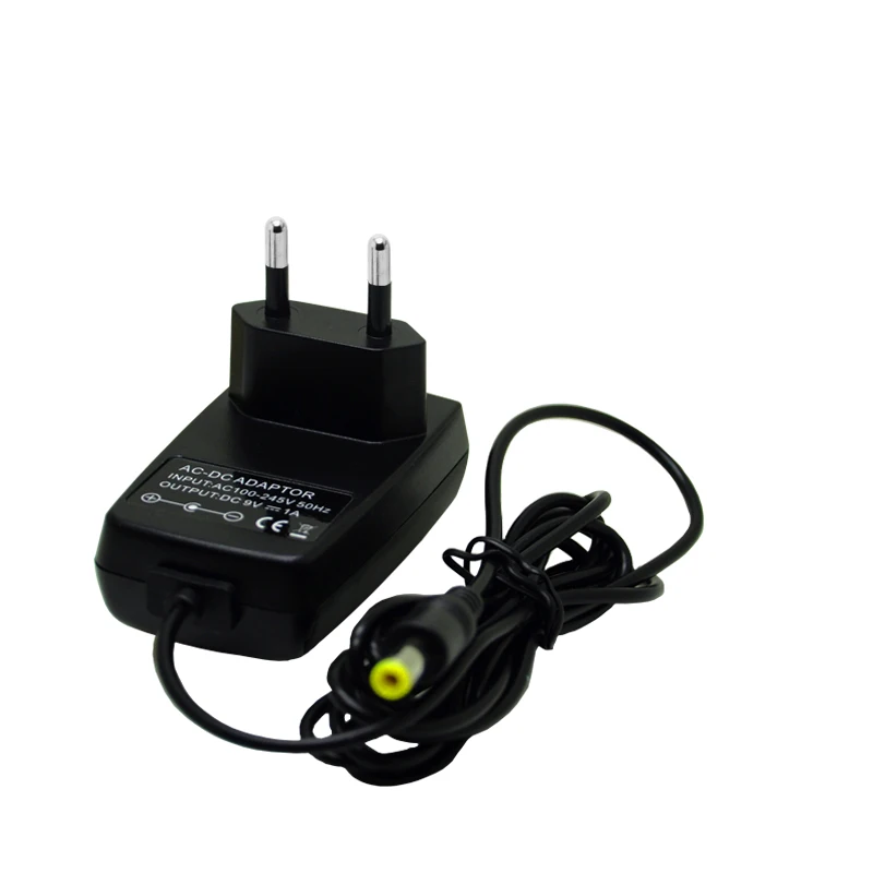 Alta quaity Spina di UE AC DC adapter adattatore casa di potere della parete di alimentazione 100-245 v 9 v 1A per non SNES ma per NES cavo del caricatore