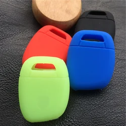 Silicone rubber car key cover case  For RENAULT TWINGO CLIO KANGOO MASTER key