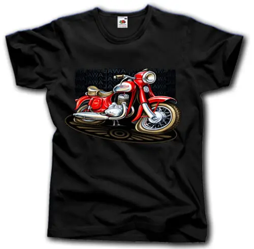 Jawa Motorcycle Shirt S-Xxxl Czech Ddr Germany Motorrad Vintage Ost Hip Hop T Shirt Men Men 100% Cotton Short T Shirt