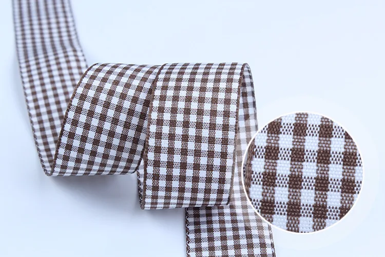 5 Meter Gitter-Satinbänder, DIY-Bowknot-Band, Schleife, Bastelbedarf, Ripsband, Mädchen-Haar-Accessoires, Bänder aus Satin – Detail 8