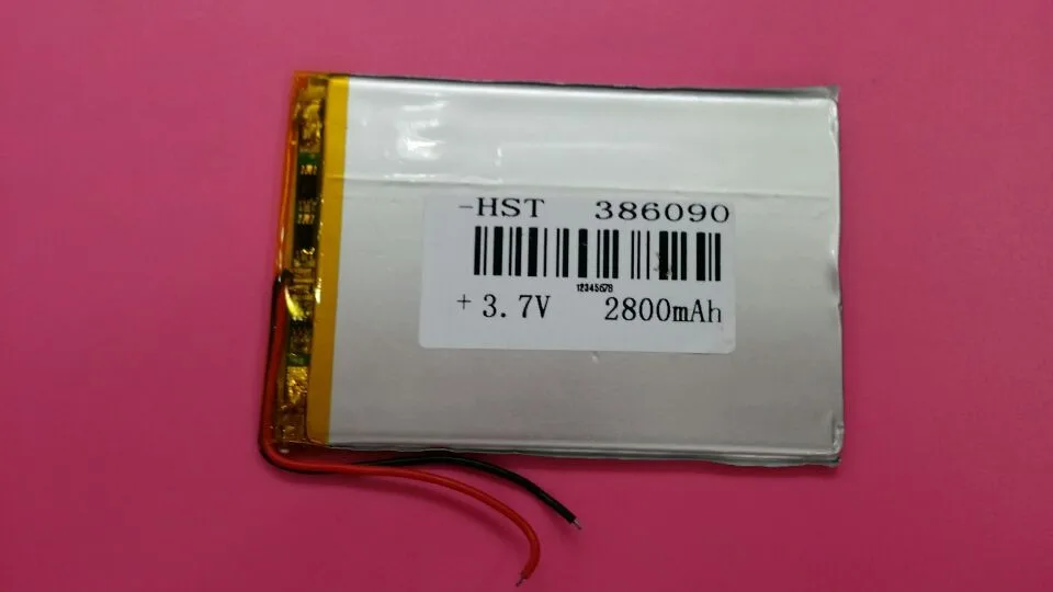 New polymer lithium battery, 386090 3.7V, Tsinghua Tongfang dry battery package Rechargeable Li-ion Cell