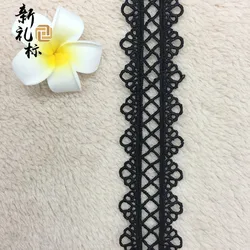 3.2cm cinta de encaje bordado naaiaccessoires lot craft supplies salouva Nylon / Cotton Lace Crocheted Water Soluble Voile