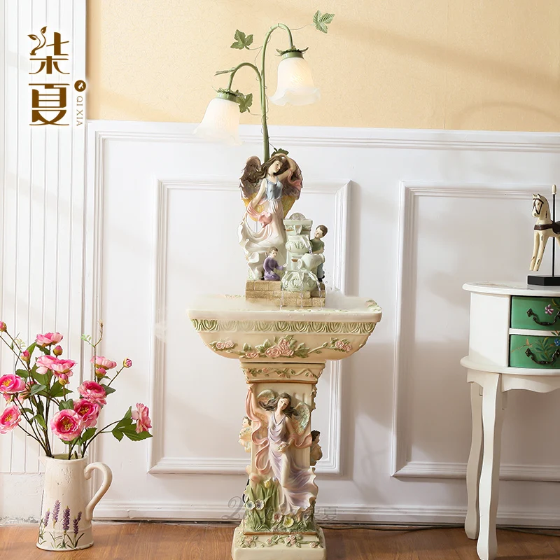 

Seven summer wedding gift practical large floor water fountain Home Furnishing decor decoration high-grade wedding gift.