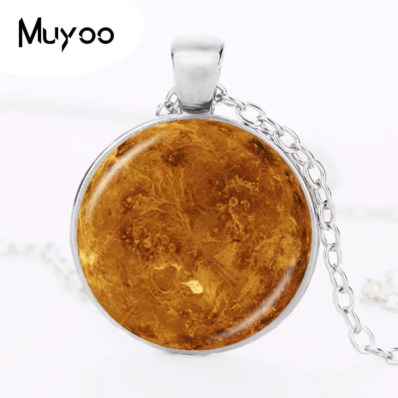 8 Planet of Solar System  Necklace Space Pendant Universe Jewelry Astronomy Sweater Necklace Mercury  Earth Cosmic Necklace HZ1