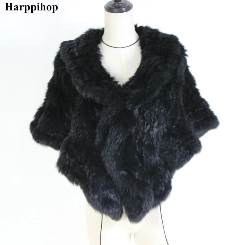 2023 Genuine Rabbit Fur Poncho,Knitted Rabbit Fur Pashmina,Genuine Rabbit Fur Shawl women\'s coats/Hot Sale/OEM/Wholesale/Retail