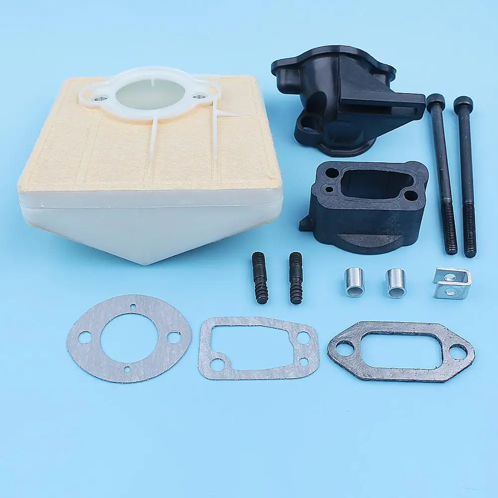 Imagem -05 - Filtro de ar Carb Intake Spacer Parafuso Adaptador Junta Kit Chainsaw Peças de Reposição para Husqvarna 61 266 162