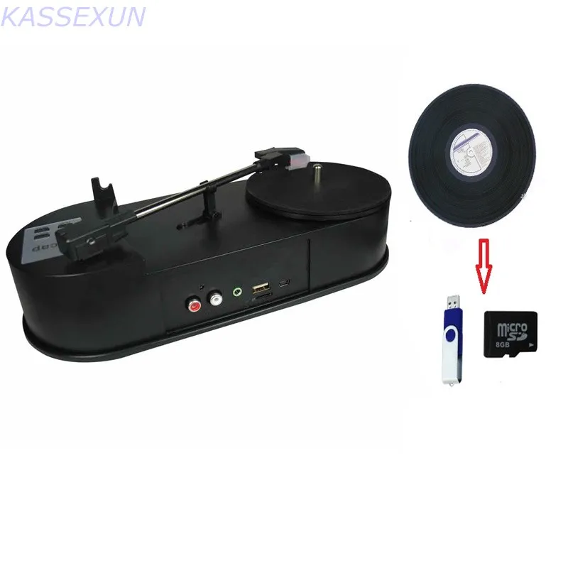 Turntable Converter Record Player LP Vinyl to MP3 in SD Card/USB Flash Drive directly, no pc need