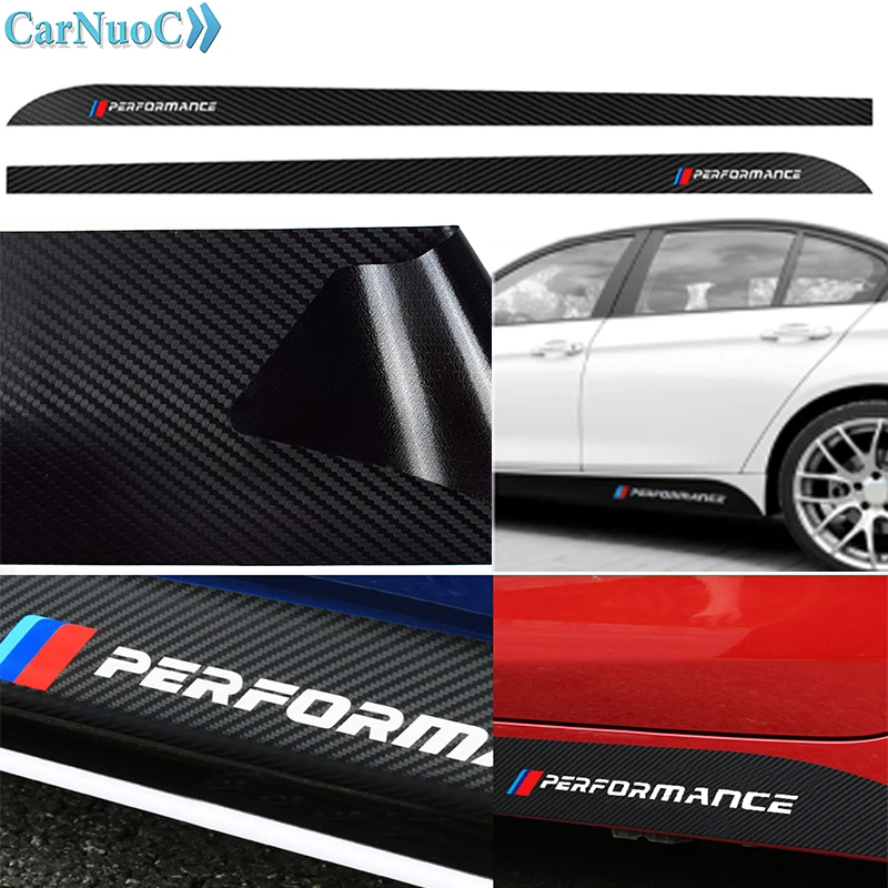 M Performance Door Side Skirt Sticker Decal For BMW F20 F40 F22 F30 E90 F32 F10 F06 F07 F46 M3 M4 M5 E60 Z4 G20 F15 F16 G30 X1 view 2