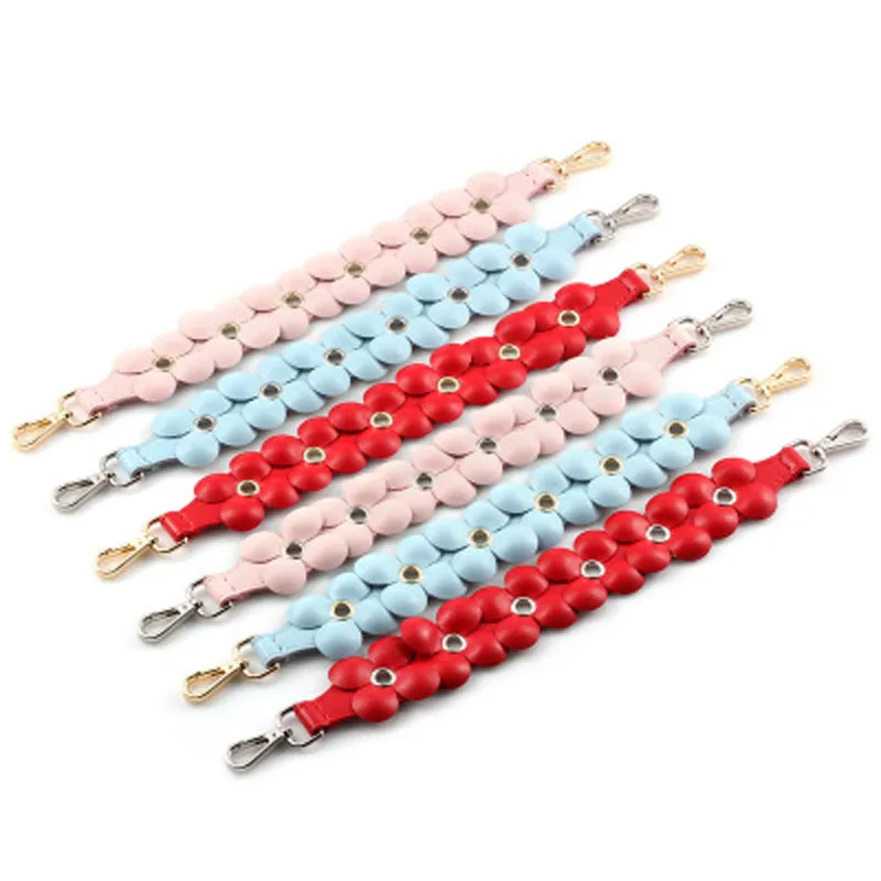 

Brand Designer Ladies Bag With Leather Hand Embroidery Belt High Quality Flower Bag Short Shoulder Strap D125