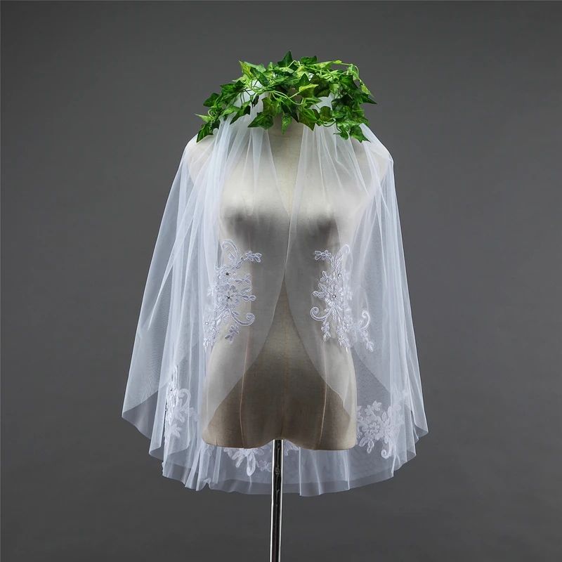 

New Arrival Voile mariage 1.5 Meter Bridal veil voile de mariee wedding accessories In stock Wedding veil velo de novia