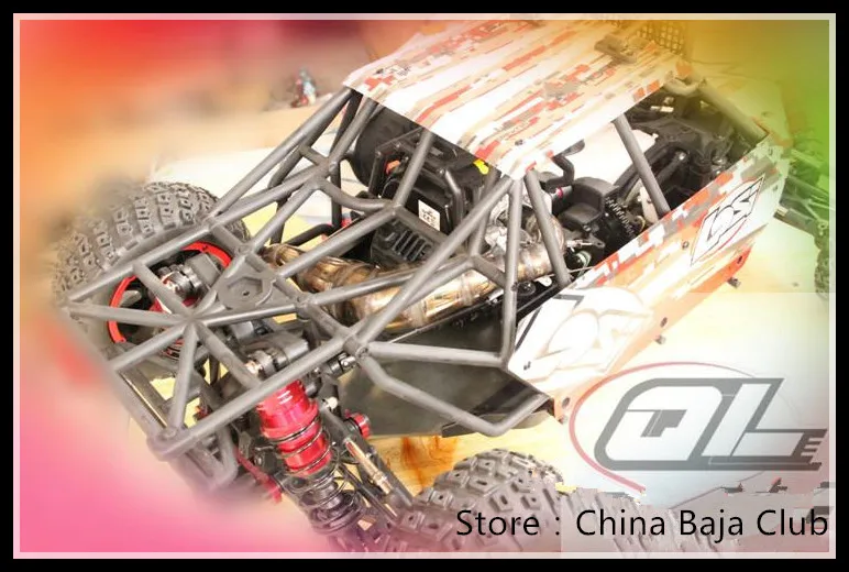 1/5 가스 트럭용 스틸 슈퍼 배기 튜닝 파이프, DBXL LOS05001 Losi Desert Buggy XL LOSI 05001 RC RMCK XCR-1000 XCR-900