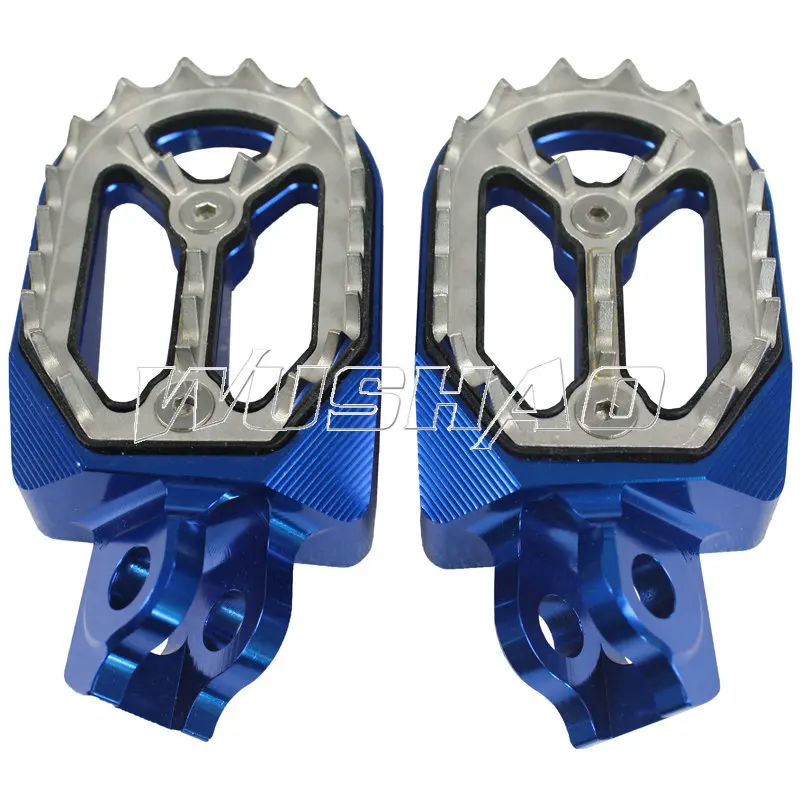 De Alumínio da motocicleta Pé Pegs Footpegs Apoios Para Os Pés Para 2010-2015 Suzuki RMZ450 RMZ250 RMZ 450 250 15 14 13 12 10 11