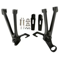 Rear Passenger Foot Pegs For Suzuki GSXR GSX-R 600 GSXR750 2008-2010 2009 Motorcycle Accessories