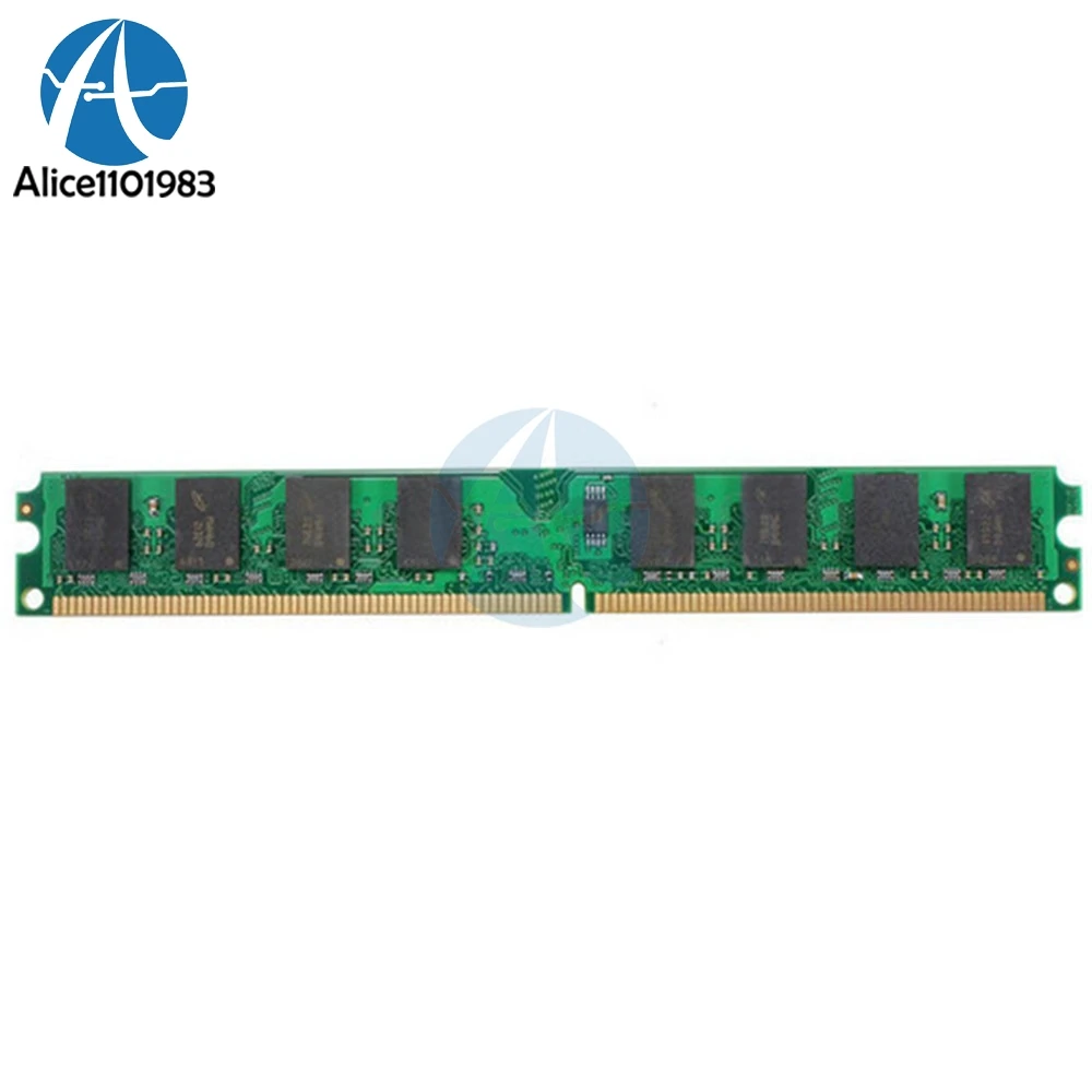 2GB RAM Memory DDR2 PC2-5300 U667MHZ DIMM Memory 240-pin PC Memory 1.8 V Non-ECC 2 Channel Support