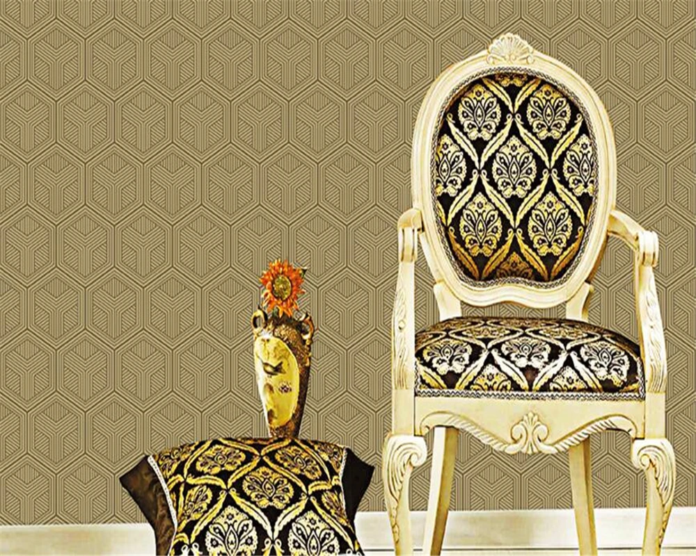 Beibehang ريترو غير المنسوجة النسيج خلفية غرفة المعيشة دراسة التلفزيون حائط الخلفية مكتب مسدس نمط ثلاثية الأبعاد خلفية لفة