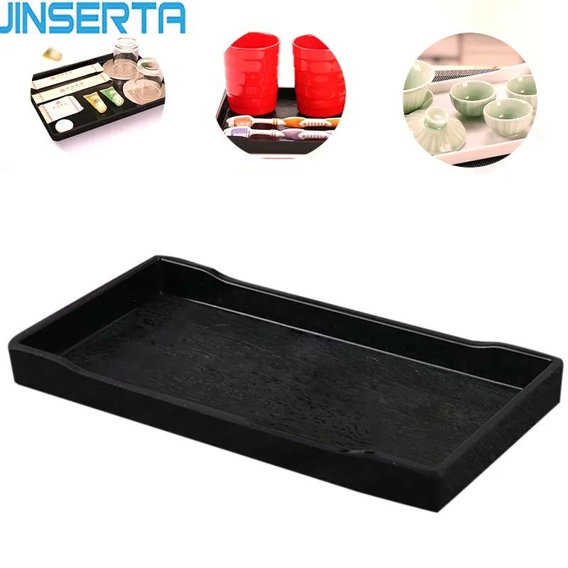 JINSERTA Durable Lagerung Tablett Snack Getrocknete Obst Lagerung Organizer Dessert Platte Restaurant Tablett Familie Tee Trays