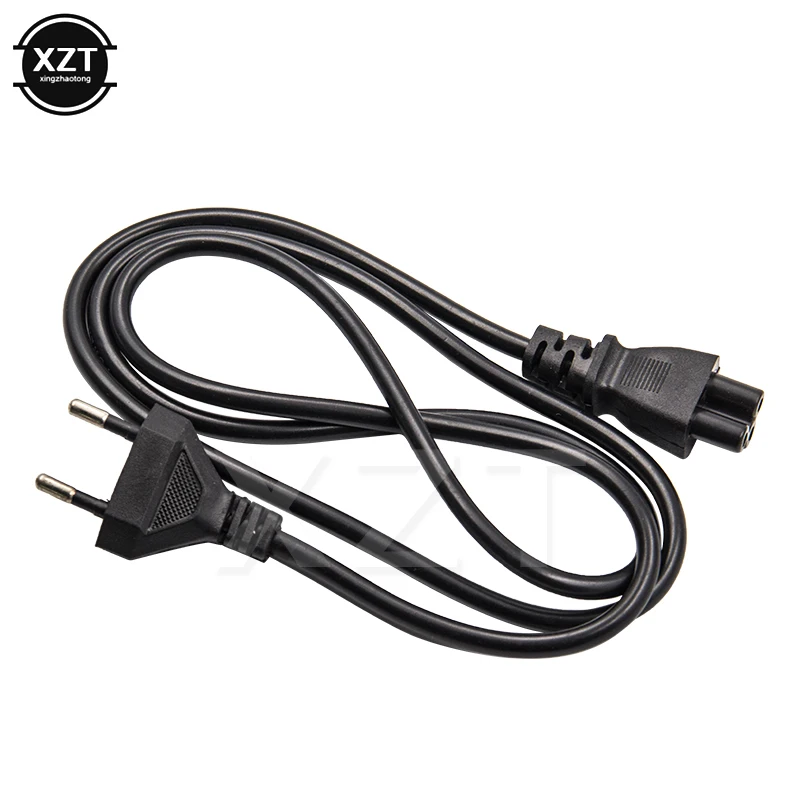 

Hot Selling 1.2M European EU plug Universal laptop charger plug power adapter cord cable for computers Input 10A 240V AC