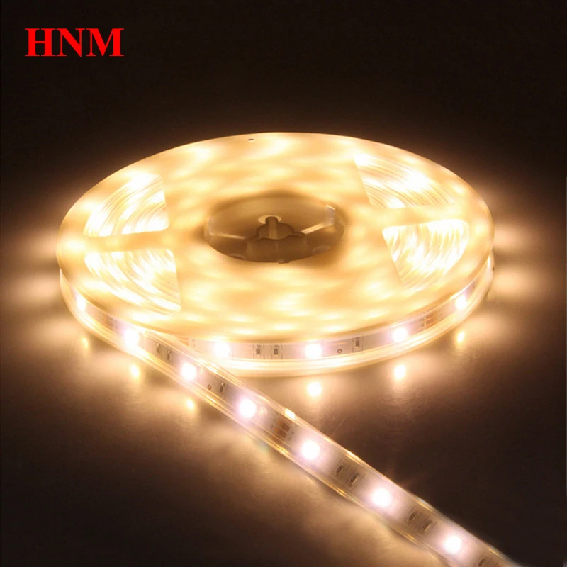 

DC12V 30LEDs/m 5M/Roll SMD 5050 Flexible LED Strip Light White LED Lights Tape LED Lights ribbon White PCB Waterproof IP67