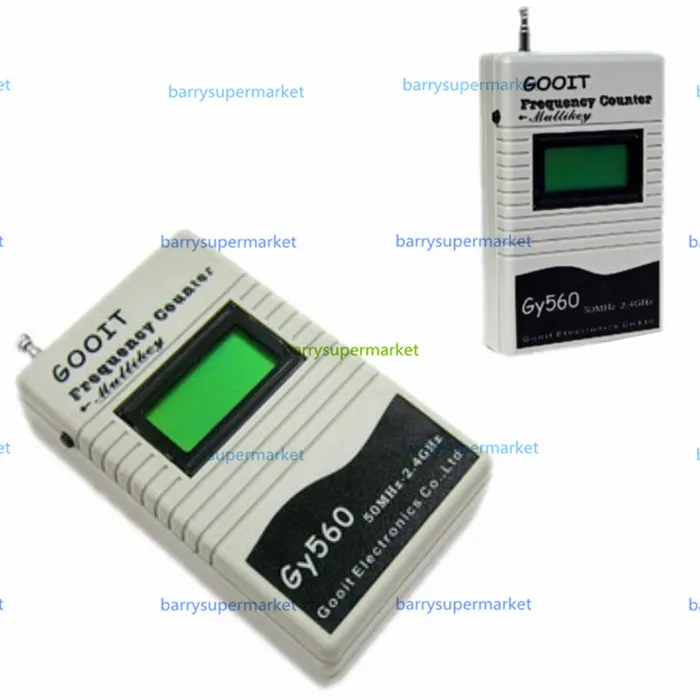 

GY560 Frequency meter Counter tester for Two-Way Radio Transceiver GSM 50MHz-2.4GHz 7 DIGIT LCD Display with Signal Meter