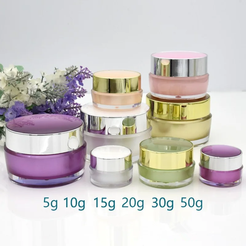 5/10/15/20/30/50 G  High-grade Acrylic Cream Jar  Face Cream/Lotion/Cosmeitic Bottles  Plastic Bottles