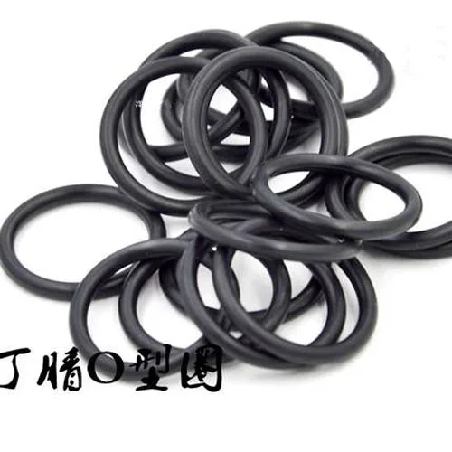 10pcs 1.8mm wire diameter black silicone O-ring 56mm-77mm Inner diameter waterproof insulation rubber band abrasion resis