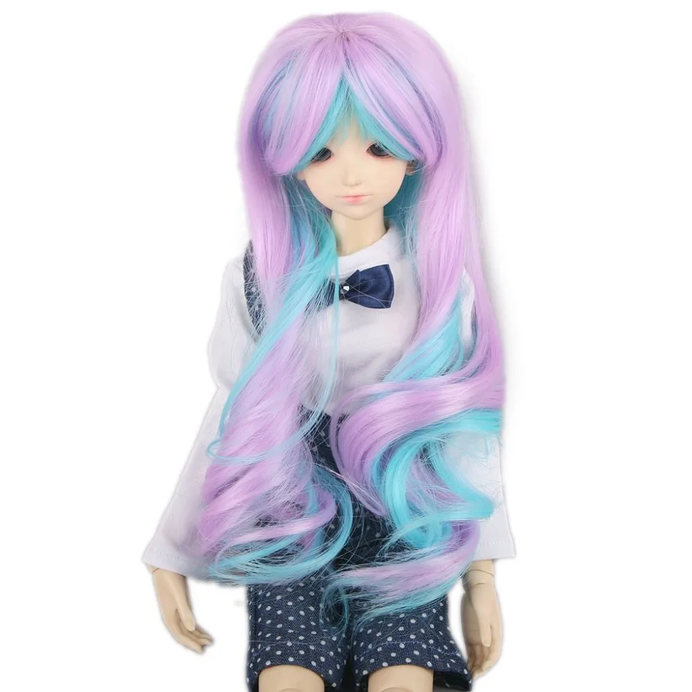 [wamami] 97# Chromatic Multicolor Long Wave Wig 1/4 MSD AOD DZ BJD Dollfie 7