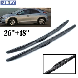 Misima Windshield Wiper Blades For Honda Civic 9 Ninth Generation Hatchback Tourer Europe Model 26