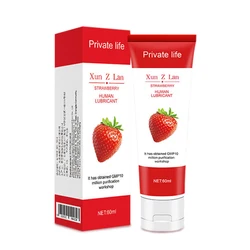 Fruit Flavor Lubricant for Anal Sex Oral Sex Massage oil Strawberry/ Cherry/Peach Lubricating oil Water Based Lube Easy To Clean