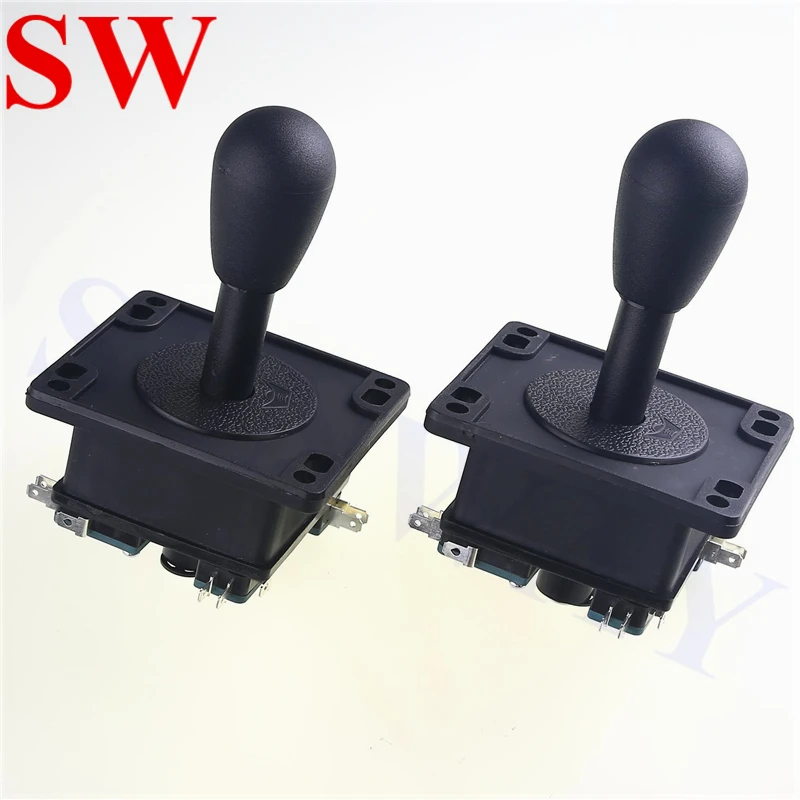 2PCS High Quality Arcade Jamma Competition Game Black Happ American Style Joystick with Microswitches 4Way/8Way Game controller