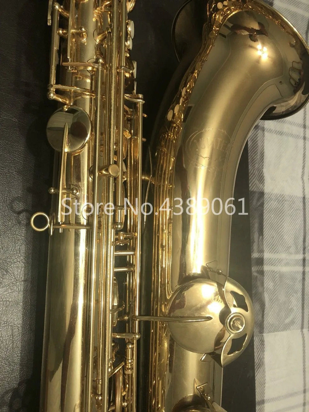 Jupiter JBS-593 GL Brand Musical Instrument E Flat Baritone Saxophone Brass Gold Lacquer Pearl Button Saxophone With Canvas Case