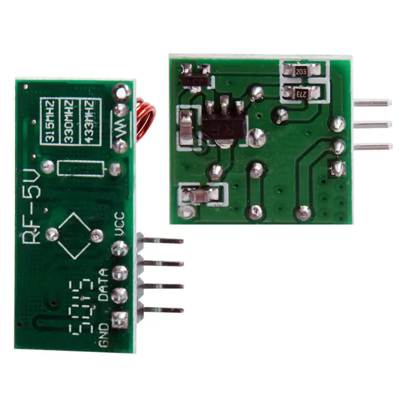 Glyduino 433Mhz RF Transmitter and Receiver Link Kit for Arduino