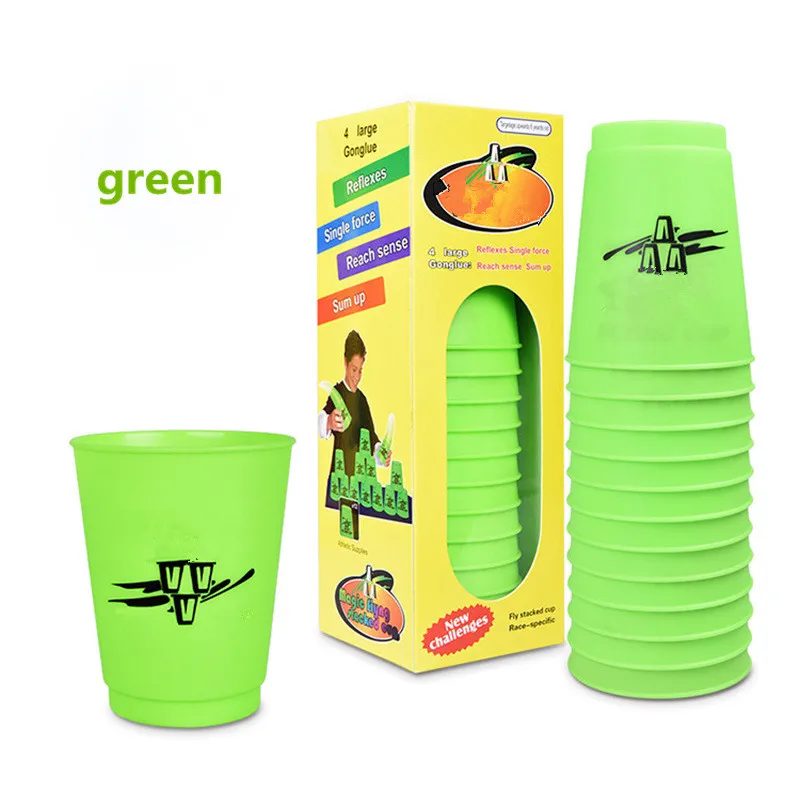 12pcs/set Magic Cup Game Using The Competitive Sports Toys Contest Creative Challenges Their Own Toys Hand speed sports