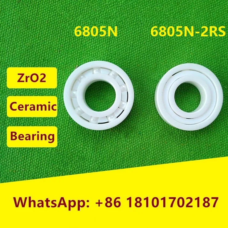 6805N 6805N-2RS ZrO2 full ceramic bearing 25x37x6 mm 25376 bike wheels bottom bracket repair bearing BB51 BB86 25*37*6