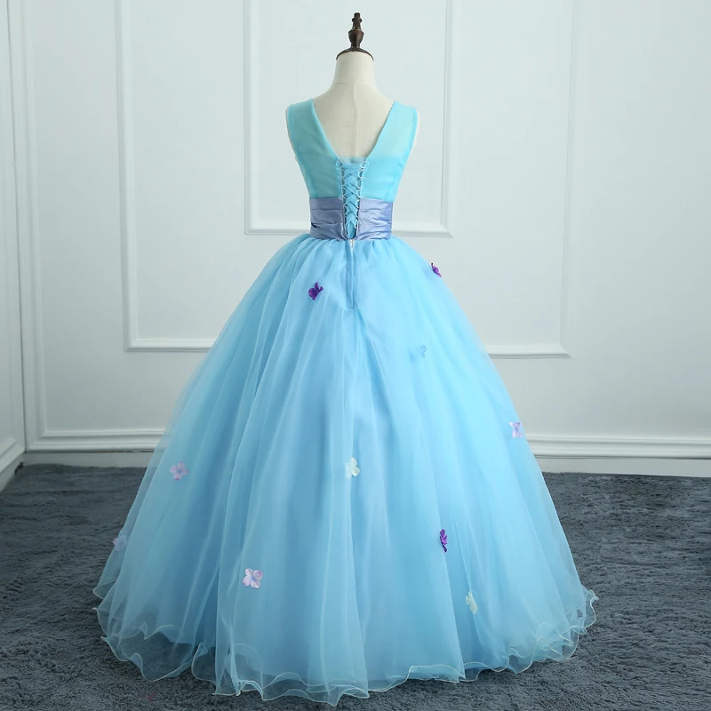 Платья Quinceanera, сексуальное бальное платье с v-образным вырезом, кружевное великолепное вечернее платье для выпускного вечера, вечерние платья для выпускного вечера по индивидуальному заказу