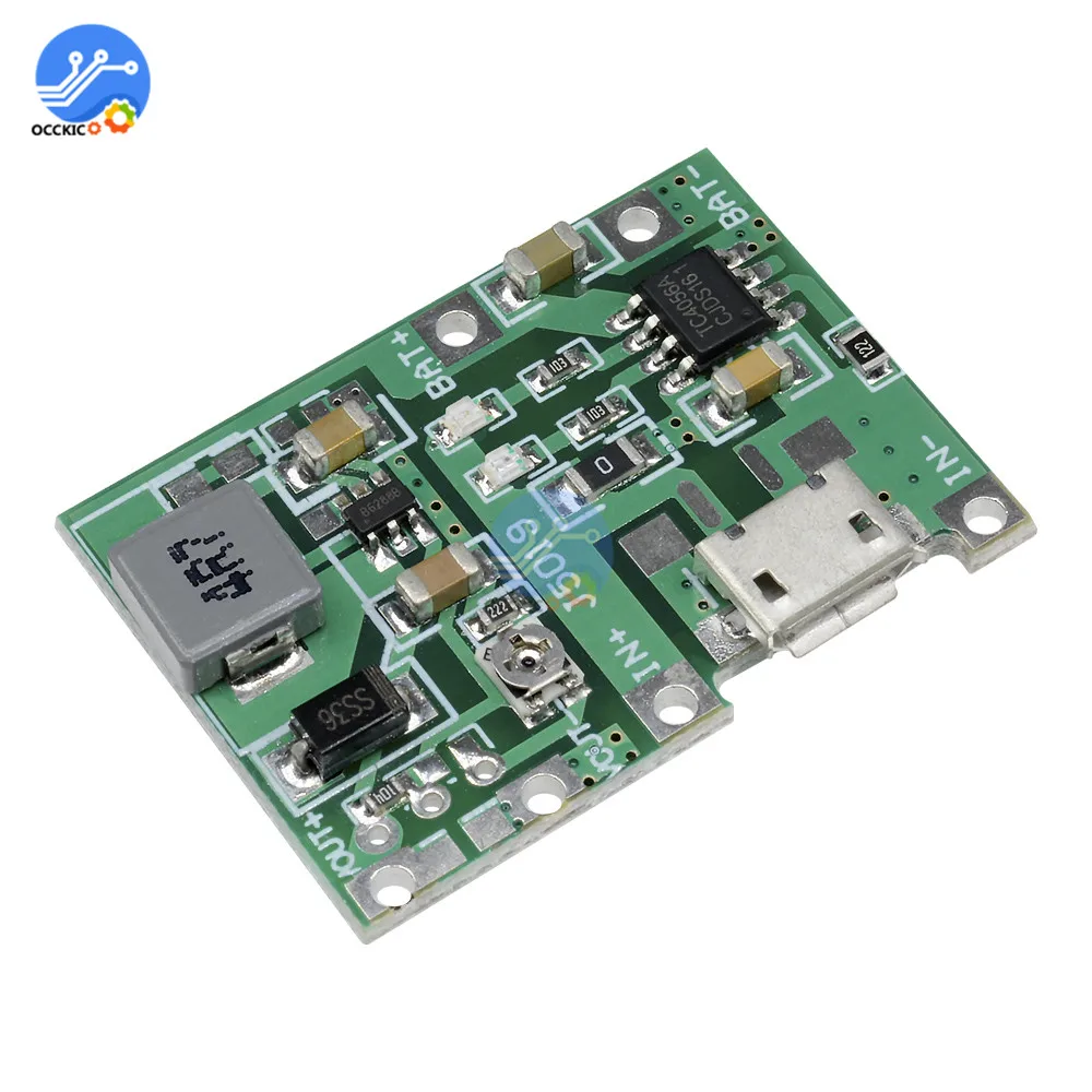BMS Lithium li-ion 18650 3.7V 4.2V scheda caricabatteria USB DC-DC Step Up Boost Module per caricabatterie Power Bank