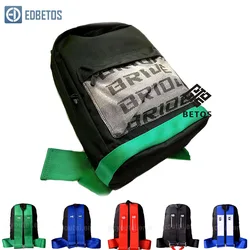 EDBETOS JDM Racing Style Bride Fabric Backpack Bride Seats Fabric Material Backpack Auto school bag bride bag