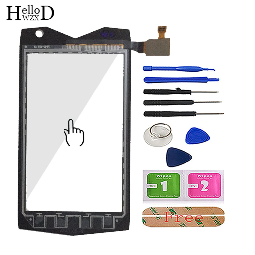 4.0'' Mobile Phone Touch Glass For Mann ZUG3 ZU G3 ZUG 3 A18 ip68 Touch Screen Glass Digitizer Panel Tools Sensor Free Adhesive