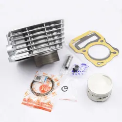 Motorcycle Cylinder Piston Ring Gasket Kit For Honda NX NXR125 NXR 125 BROS NXR125ES NXR125KS 2003-2006 Big Bore Modification